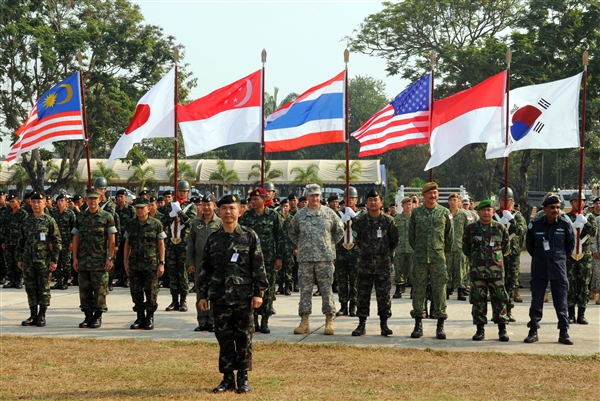 Cobra Gold military exercises in Thailland with Thai, US forces and five other countries participating