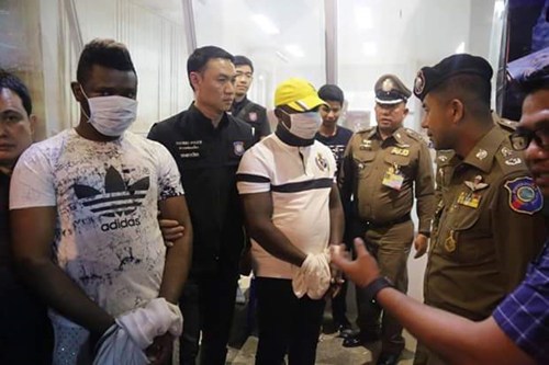 The scam is up – Nigerian lover boys arrested for taking advantage of Thai women seeking Love online