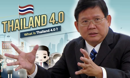 Thaland 4.0 Thai Minster Suvit Maesincee outlines the vision for a new, high income Thailand with less inequality and more balance