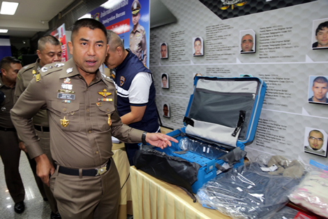 Thai police bust Iranian Yakuza drug smuggling operation using duped holiday travelers from Japan