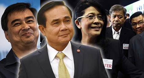 thailand-pheu-thai-party-prayuth-abhisit-sudarat-opposition-election-thai-constitution-future-forward-democrat-party