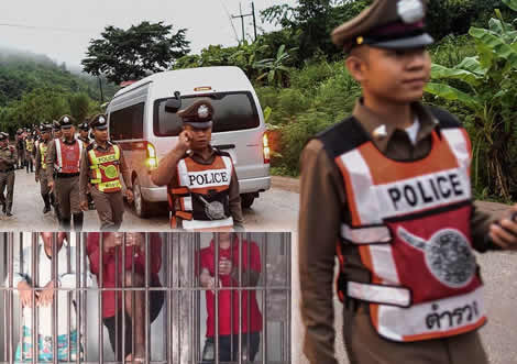 7 young men accused of raping a schoolgirl in Northeastern Thailand behind bars as police investigate