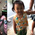 Family to visit Buddhist shrine as little Thai girl miraculously escapes playing with a cobra snake