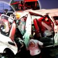 Horror passenger van smash in Sa Kaew claims 11 lives after another driver falls asleep at the wheel