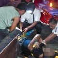 Thai wife insane with jealousy sets husband alight in karaoke bar horror show on Thursday night