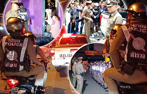 pattaya-police-alcohol-crackdown-after-bar-shooting-thai-suburb-rungland-bouncer-charged-murder