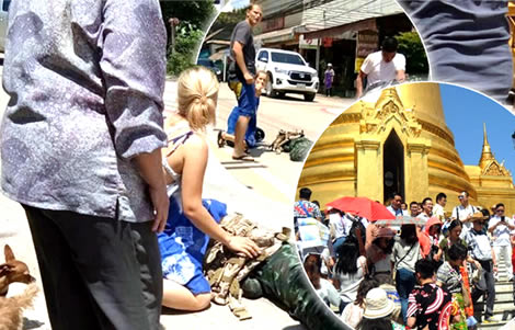 western-tourists-help-thai-soldier-chiang-mai-rise-visitors-thailand-august-tourism-levy