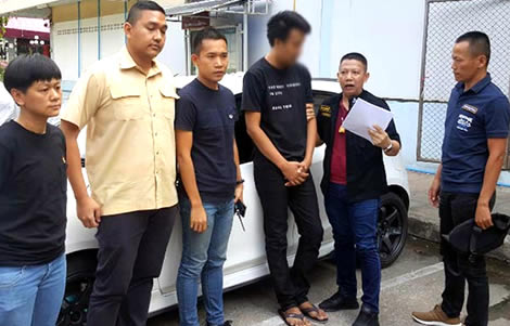 former-bank-loan-officer-police-arrest-10-years-warrants-fraud-farmers-kanchanaburi-police