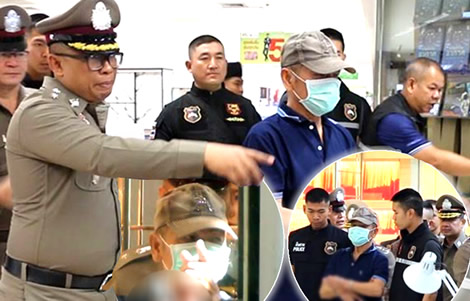 gold-shop-robbery-khon-kaen-police-laos-crime-scene-suspect-returns-thailand