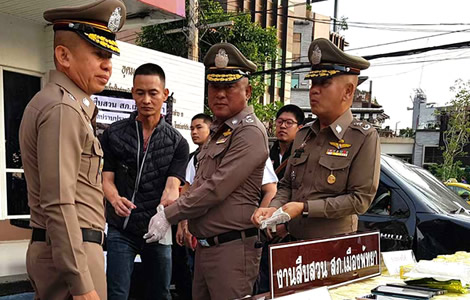 pattaya-thai-police-drugs-bust-network-5-drug-suspects-haul-1-million-methamphetamine-pills