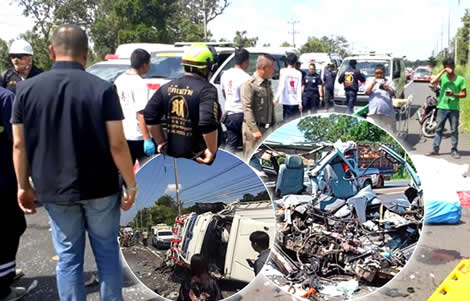 seven-dead-another-passenger-van-accident-ubon-ratchathani-province-hot-truck-four-injured