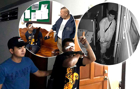 police-arrest-crazed-criminal-prison-room-apartment-nonthaburi-attacked-ko-samui-german-man-somchai