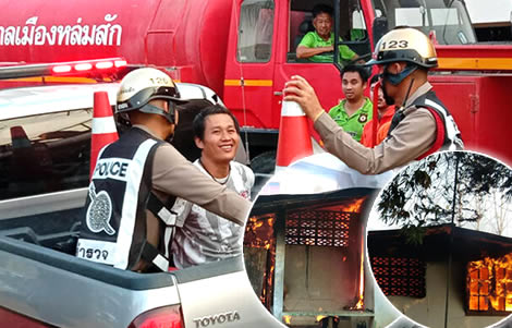 thai-man-burns-home-alcohol-girlfriend-police-mad