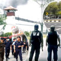 Prison riot and conflagration at Buriram prison in the northeast of Thailand with military deployed