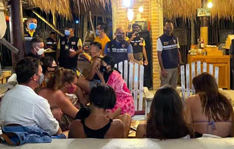 police-arrest-french-bar-owner-quentin-thioliet-la-bohemia-ko-samui-staff-party-raid