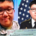 Former Thai US army sergeant tells schoolboy he can join the US army and follow his dream job