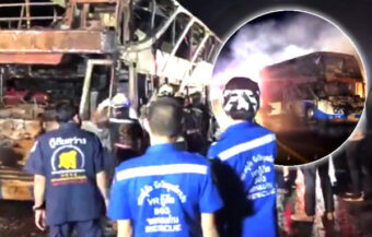 6 year old among 5 people burned to death in overnight bus tragedy on Tuesday morning in Khon Kaen