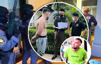 Elite Thai police units arrest Ukrainian tax evaders living in Phuket after raiding their luxury villa
