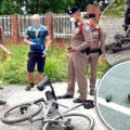 Harrowing scene as Canadian cries for his dead wife at early morning accident in Kanchanaburi 