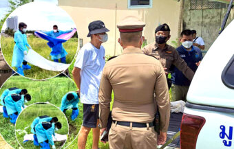 Skeletal remains of a Canadian tourist who arrived on July 6th found on a vacant Pattaya brush site in the city
