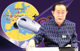 Thai Airways flies high as numbers skyrocket as it flies tourists into the kingdom from Europe