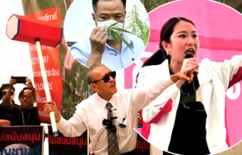 General Election turns into a referendum on Pot as Chuwit calls on the public to kick out Bhumjaithai