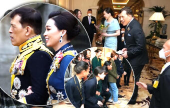 Thai King and Queen return from a well-received and successful trip to London for the coronation