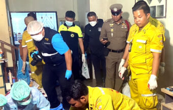 Debt and ฿1.7 million loss to scammers drive man to murder his wife and two sons in Samut Prakan 