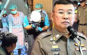 Massive police response to the case of a family murdered by father after ฿1.7 million scam loss last week