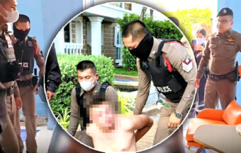 Drunk Russian arrested on Sunday after he let his partner fall from the couple’s 7th-floor condo