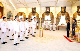 Srettha’s new 34-member cabinet takes power after audience with King in Bangkok on Tuesday