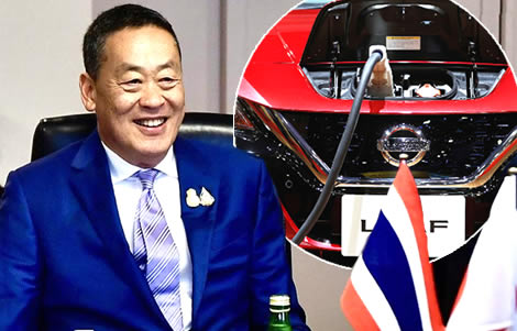 pm-srettha-in-japan-to-talk-up-ev-investment-auto-sector-billions-baht