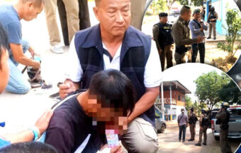 Real danger averted in Maha Sarakham as love-sick man spurned by his wife takes hostages at school
