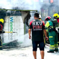 EV charging station fire badly damages Bangkok port for rapidly expanding electric motorcycle taxi firm