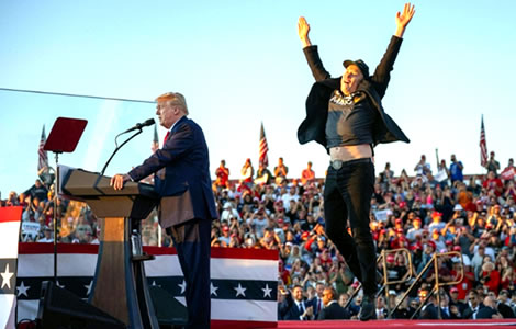 Trump returns defiant to the stage of Butler Pennsylvania where Trump suggested a plot to kill him