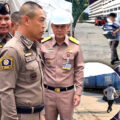 4 Chinese men nabbed by police as trying to remove 32 large files from the Chatuchak disaster site zone
