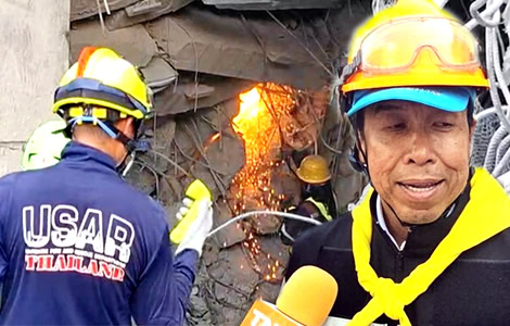 Chatuchak rescuers daunted after frantic work to extract 40,000 tons of rubble. Still no survivors found