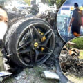 $1 million or ฿34 million car wiped out instantly on Wednesday morning in Bangkok after hitting pickup