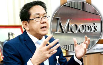 Officials defend government. Moody’s downgrades Thailand’s outlook from stable to negative in new note