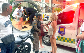 Russian in Pattaya seriously injured in stabbing by fellow Russian after chatting with old girlfriend