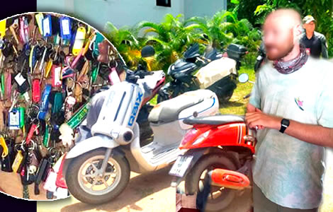 33 year old Israeli entrepreneur arrested on Koh Phangan for running an illegal motorbike rental service