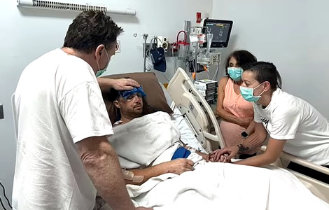 Brit leaves hospital in Phuket. Family confronted with £10k a day hospital bill to treat him after crash