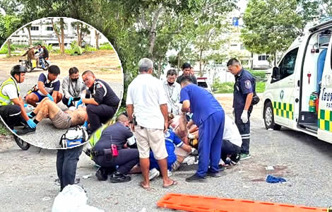 British man savagely butchered by gang of foreigners and left to die near the Pattaya Provincial Court