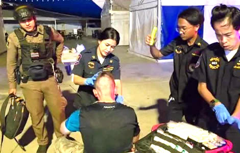 Irishman beaten in brawl with Soi 6 hostesses taken in by Pattaya Police for questioning on Wednesday