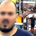 Mad Mustafa from Belgium created chaos at a Pattaya 7/11 on Tuesday morning destroying bottles of wine