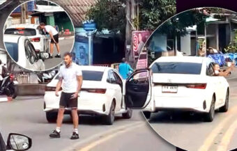 Out of control foreign driver in Phuket hunted down for arrest by police after Sunday motoring terror