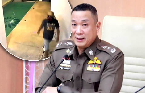 Pattaya police regional chief praises arrest of two burglars targeting pool villas rented to foreigners