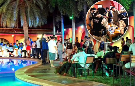 Pattaya pool party for Indian tourists raided by police. No drugs found but the event was unlicenced