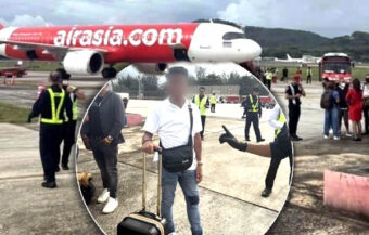 Thai man arrested and charged after joke about ‘bomb in the bag’ as Air Asia flight prepared for take-off