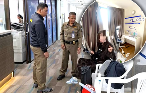 Ukrainian condo vandal arrested at Phuket Airport trying to take flight. Charged with Criminal damage